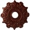 Ekena Millwork Preston Ceiling Medallion (Fits Canopies up to 4"), 17 1/2"OD x 4"ID x 1"P, Antique Copper CM17PRACS - alternate 1